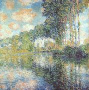 Claude Monet Poplars on Bank of River Epte Spain oil painting reproduction